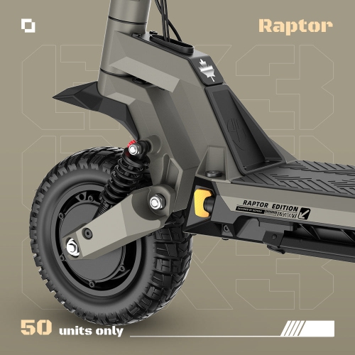 Gotrax GX3 High-Performance Electric Scooter, Dual 1000W Motor/11" x3'' Tires/64Km Range & 60Km/h/Dual Braking System Foldable Off Road Electric