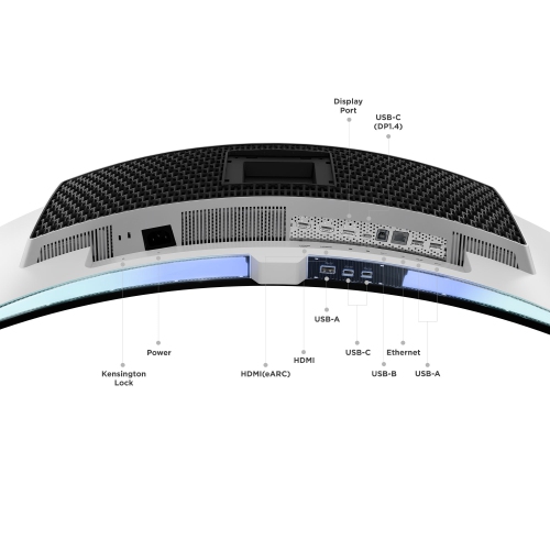 Lenovo Legion Pro 34WD-10 34-inch OLED Curved WQHD 240Hz USB-C Docking Gaming Monitor, For Gaming