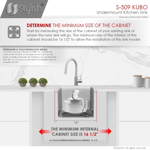 16'' L x 18'' W Single Bowl Undermount Bar Sink with Grid and Square Strainer