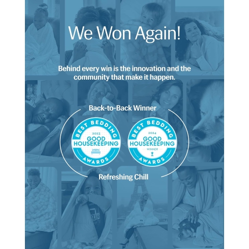 REST® Evercool® Cooling Comforter, Good Housekeeping Award Winner for Hot Sleepers, All-Season Lightweight Blanket