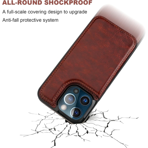 BIG SALE - Wallet Case for iPhone 13 PRO MAX, with Card Holder, PU Leather Kickstand Card Slots Case, Double Magnetic Clasp Durable Shockproof Cover