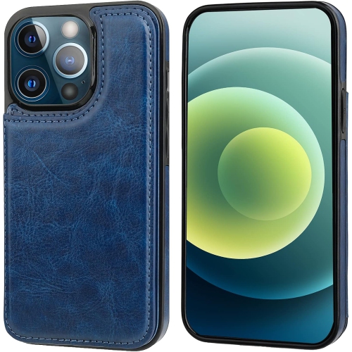 BIG SALE - Wallet Case for iPhone 13 PRO MAX, with Card Holder, PU Leather Kickstand Card Slots Case, Double Magnetic Clasp Durable Shockproof Cover