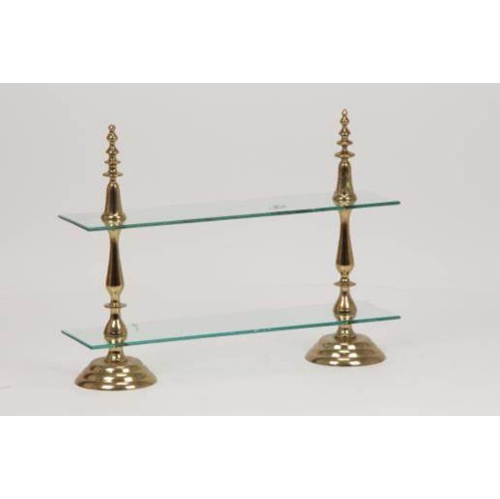 Anastasia rectangular 2-tier tray-21" High , Tray:26x7"