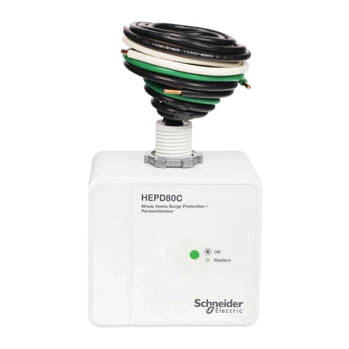 Square D by Schneider Electric HEPD80C Whole Home Surge Protective Device - White