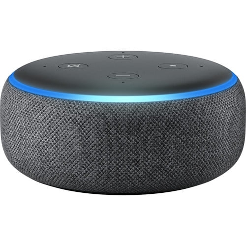 Image 1 of 4.. Amazon Echo Dot Smart Speaker with Alexa - Charcoal