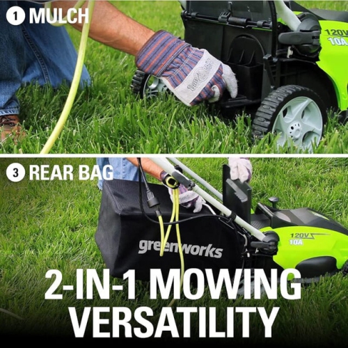 Greenworks 10-Amp 16" Electric Corded Lawn Mower