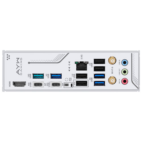 ASUS X870 AYW Gaming WIFI W ATX AM5 Motherboard for AMD Ryzen 9000/8000/7000 Series CPUs
