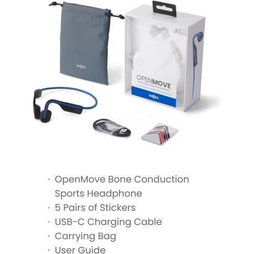 Shokz OpenMove Bluetooth Headset with Mic Bone Conduction