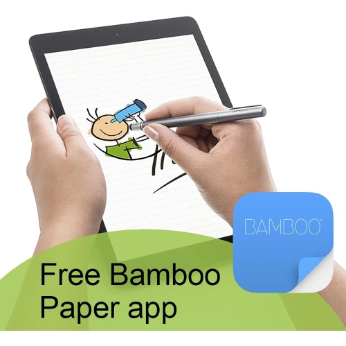 Wacom Gen. 3 Bamboo Stylus Solo for Kindle Fire, iPad Pro, iPad/iPad Mini, Windows Tablets & Samsung Galaxy