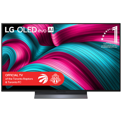 Image 1 de 12.. Téléviseur intelligent DELO HDR UHD 4K evo AI C5 de 48 po de LG - 2025