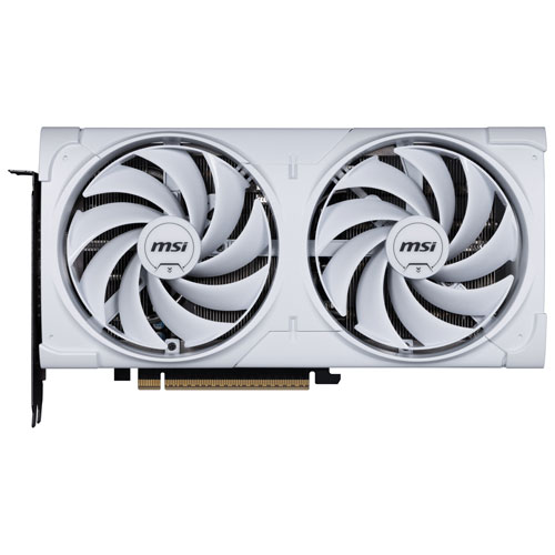 MSI GeForce RTX 5070 Ventus 2X OC 12GB GDDR7 Video Card - White