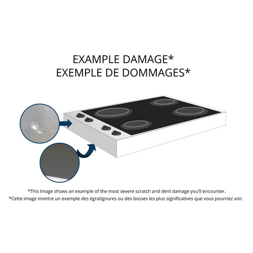 Open Box - Samsung 36" 4-Element Induction Cooktop (NZ36K7880UG/AA) - Black Stainless Steel