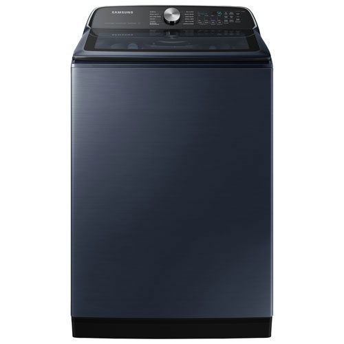 Open Box - Samsung 6.1 Cu. Ft. Top Load Washer (WA53CG7155ADA4) - Brushed Navy - Scratch & Dent