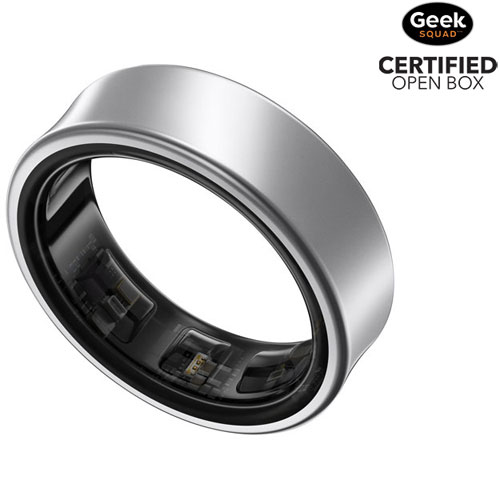 Boîte ouverte - Anneau Galaxy Ring de Samsung - Titane argenté - Taille 12
