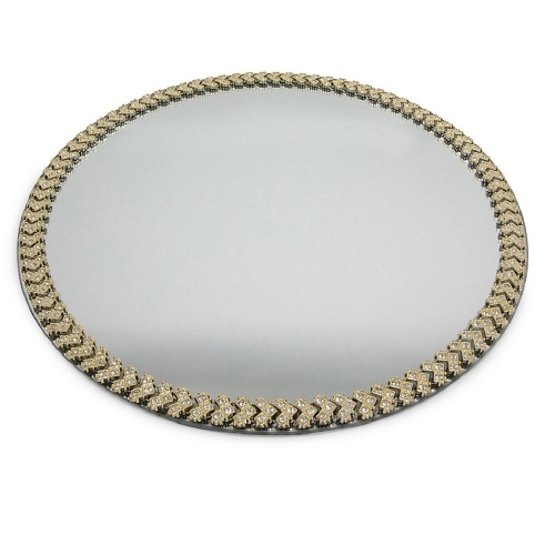 Image 1 of 1.. Set of 4 silver sunburst chargers