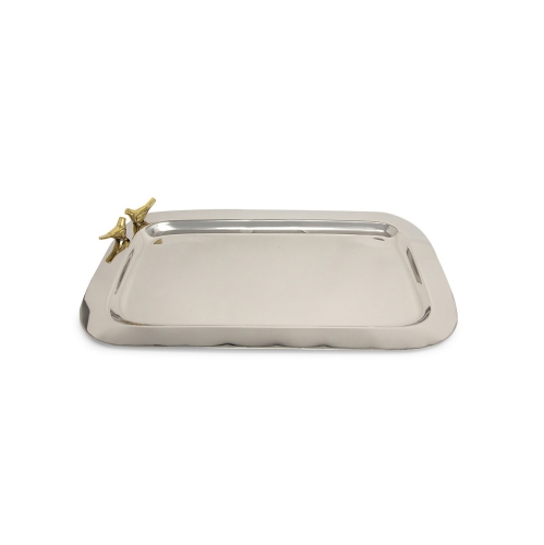 Love Birds rectangular tray: 16.75 x 12"