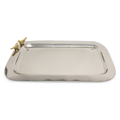 Love Birds rectangular tray 15.25 x 9"
