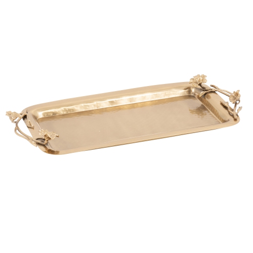 Eldora rectangular tray - Satin Gold