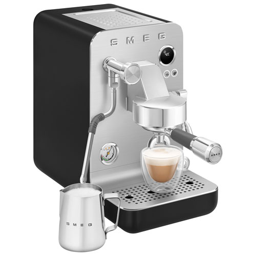 Smeg MiniExpress Manual Espresso Machine - Matte Black