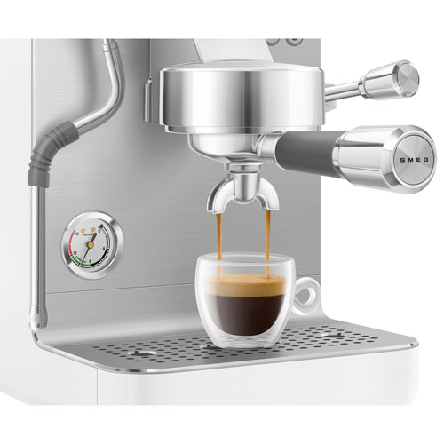 Smeg MiniExpress Manual Espresso Machine - Matte White