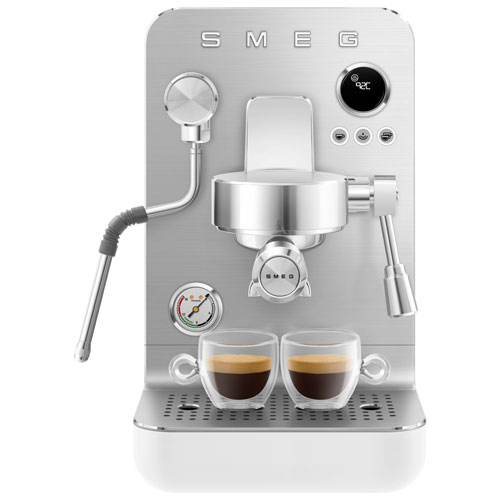 Smeg MiniExpress Manual Espresso Machine - Matte White