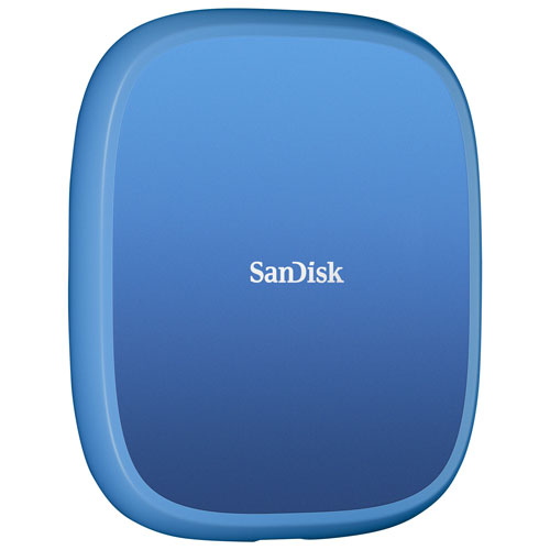 Disque SSD externe pour téléphone USB 3.2 de 1 To Creator de Sandisk avec MagSafe - Bleu