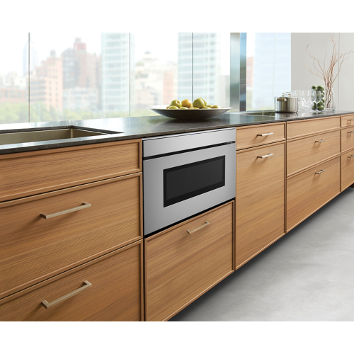 Four micro-ondes encastrable intelligent à tiroir de 24 po DE SHARP avec « Easy Wave Open » SMD2479KSC