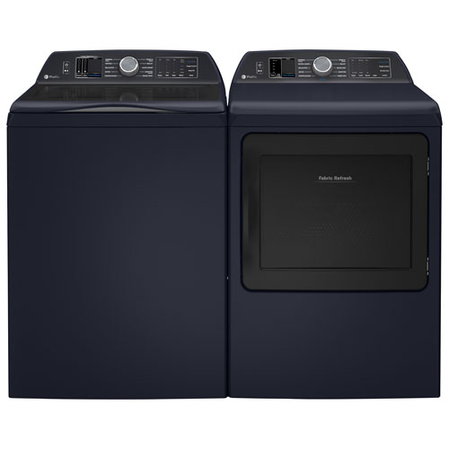 GE Profile 5.4 Cu. Ft. High Efficiency Top Load Washer (PTW800BPWRS) - Sapphire Blue