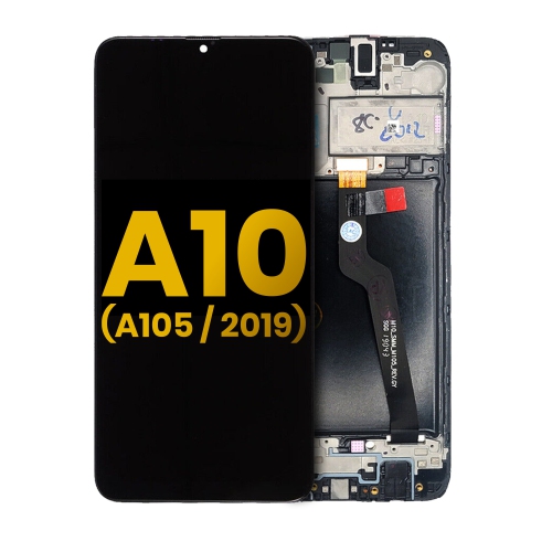 Replacement LCD-Frame Compatible With Samsung Galaxy A10 (Single Card Version)