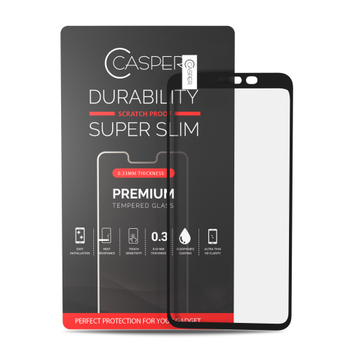 Replacement Casper Tempered Glass Compatible With Google Pixel 4 (Clear)