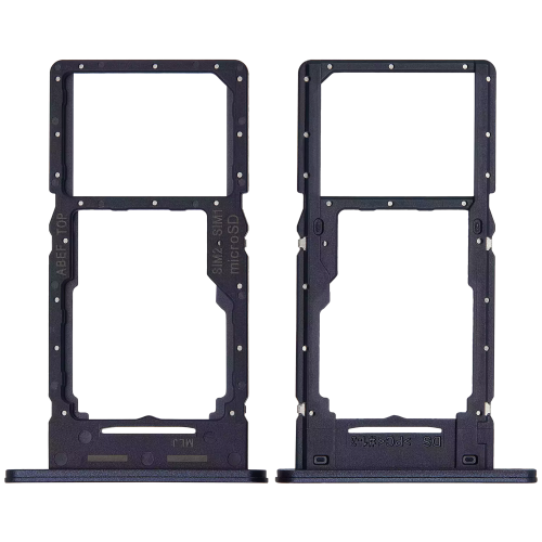 Replacement Dual Sim Card Tray Compatible With Samsung Galaxy A25 5G (Brave Black)