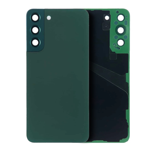 Protecteur arrière en verre de remplacement avec lentille de caméra Compatible avec le Galaxy S22 5G de Samsung (Service Pack)