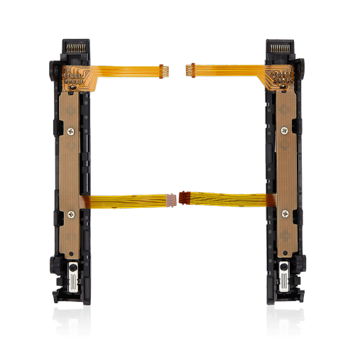 Replacement Plastic Rail With Flex Cable Compatible With Nintendo Switch (Gray)