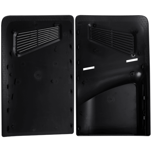ESOURCE PARTS  Replacement Console Shell Compatible With Playstation 5 Slim (Black) (2 Piece Set)