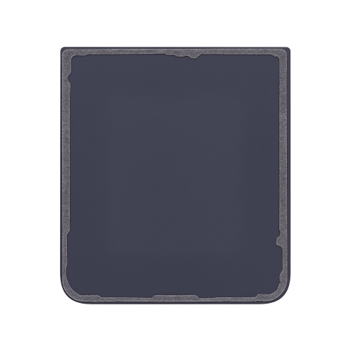 Couvercle arrière inférieur en verre de remplacement compatible avec Samsung Z Flip 5 5G (lavande)