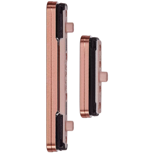 Replacement Hard Buttons For Samsung Galaxy S24 5G / 24 Plus 5G (Premium) (Sandstone Orange)