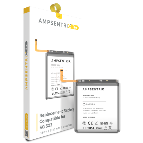 ESOURCE PARTS  Replacement Replacement Battery Compatible for Samsung Galaxy S23 (Ampsentrix)