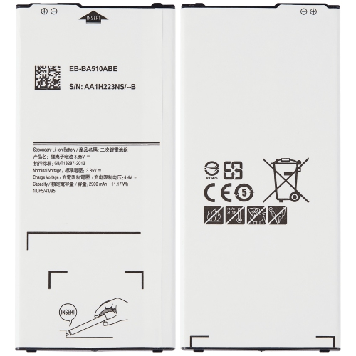 ESOURCE PARTS  Replacement Replacement Battery Compatible With Samsung Galaxy A5 (A510 / 2016) (Eb-Ba510Abe)