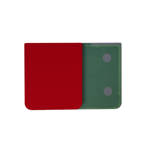 ESOURCE PARTS  Replacement Bottom Back Cover Glass Compatible With Samsung Galaxy Z Flip 4 (Service Pack) (Red)