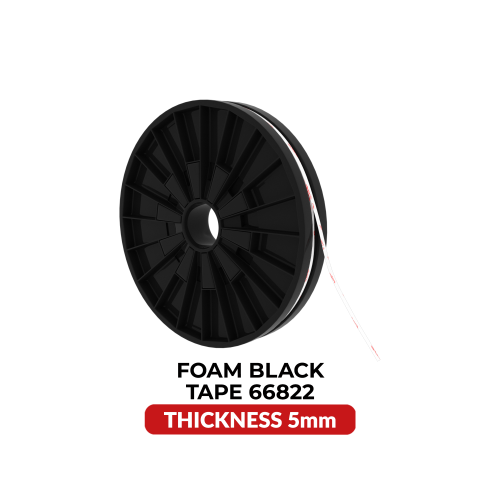 Replacement Double-Sided Shock Absorbing Foam Black Tape (Tesa Model # 66822)