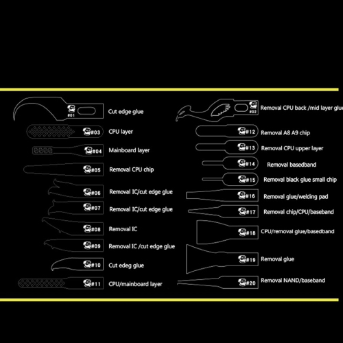 Replacement iMax9 Blade Set 20in1