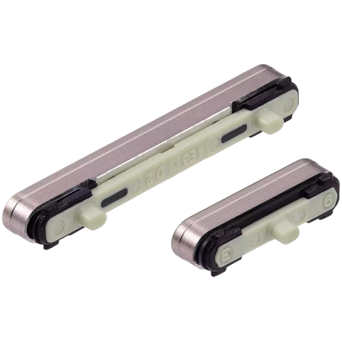Replacement Hard Buttons Compatible With Samsung Galaxy S24 Ultra 5G (Premium) (Titanium Gray)