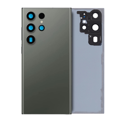 ESOURCE PARTS  Replacement Back Cover Glass With Camera Lens Compatible With Samsung Galaxy S23 Ultra (Service Pack) (Green)