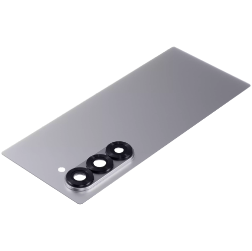Replacement Back Cover Glass With Camera Lens For Samsung Galaxy Z Fold 6 5G (Silver Shadow)