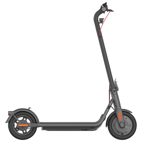 Navee V25 Smart Electric Scooter | 600W Motor | 25km Range | 30km/h Top Speed | App Connectivity | Foldable Design | Grey Colour