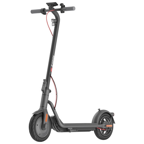 Navee V25 Smart Electric Scooter | 600W Motor | 25km Range | 30km/h Top Speed | App Connectivity | Foldable Design | Grey Colour