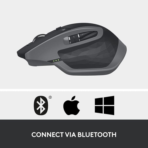 Open Box - Logitech MX Master 2S Bluetooth Laser Mouse - Graphite