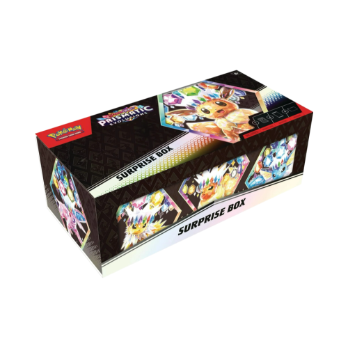 Image 1 de 10.. JCC Pokémon&nbsp;: Scarlet & Violet – Boîte surprise Prismatic Evolutions