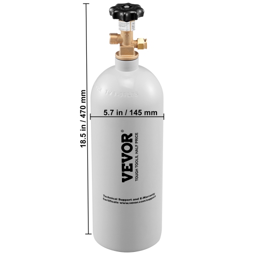 VEVOR 0-60PSI CO2 Regulator Gauge, Heavy Duty CO2 Gauge Gas System, Draft Beer Regulator with Adjustable Pressure Regulator, Check Valve for Draft