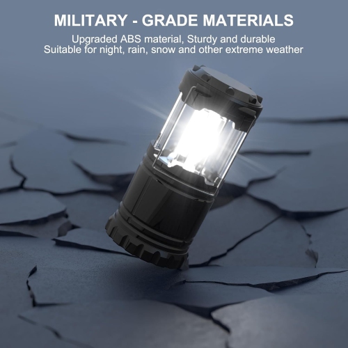 LED Camping Lantern, Portable Brightest Outdoor Emergency Light with 12 AA Batteries for Camping, Fishing, Hurricane, Hiking, Storm, 4 Pack